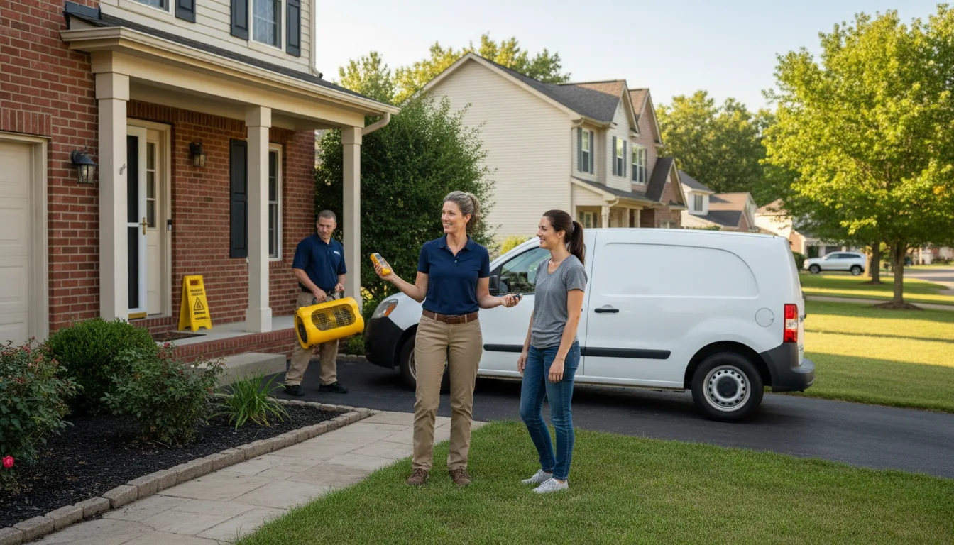 Water restoration image for Home Water Damage Repair in Aylett, VA